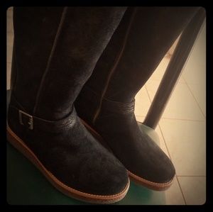 Black Suede UGGS size 7.5